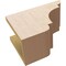 Ekena Millwork 6in. W x 8in. H x 12in. L New Brighton Woodgrain TimberThane Rafter Tail, Primed Tan RFTUR06X08X12NEBRCPR - alternate 3